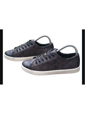 Coach New York Parkway Brown Fashion Sneakers Tennis shoes , SIZE 7
